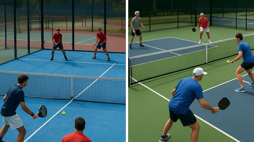 Padel vs Pickleball: What's the Difference (And Which is Better)? - Six Zero padel