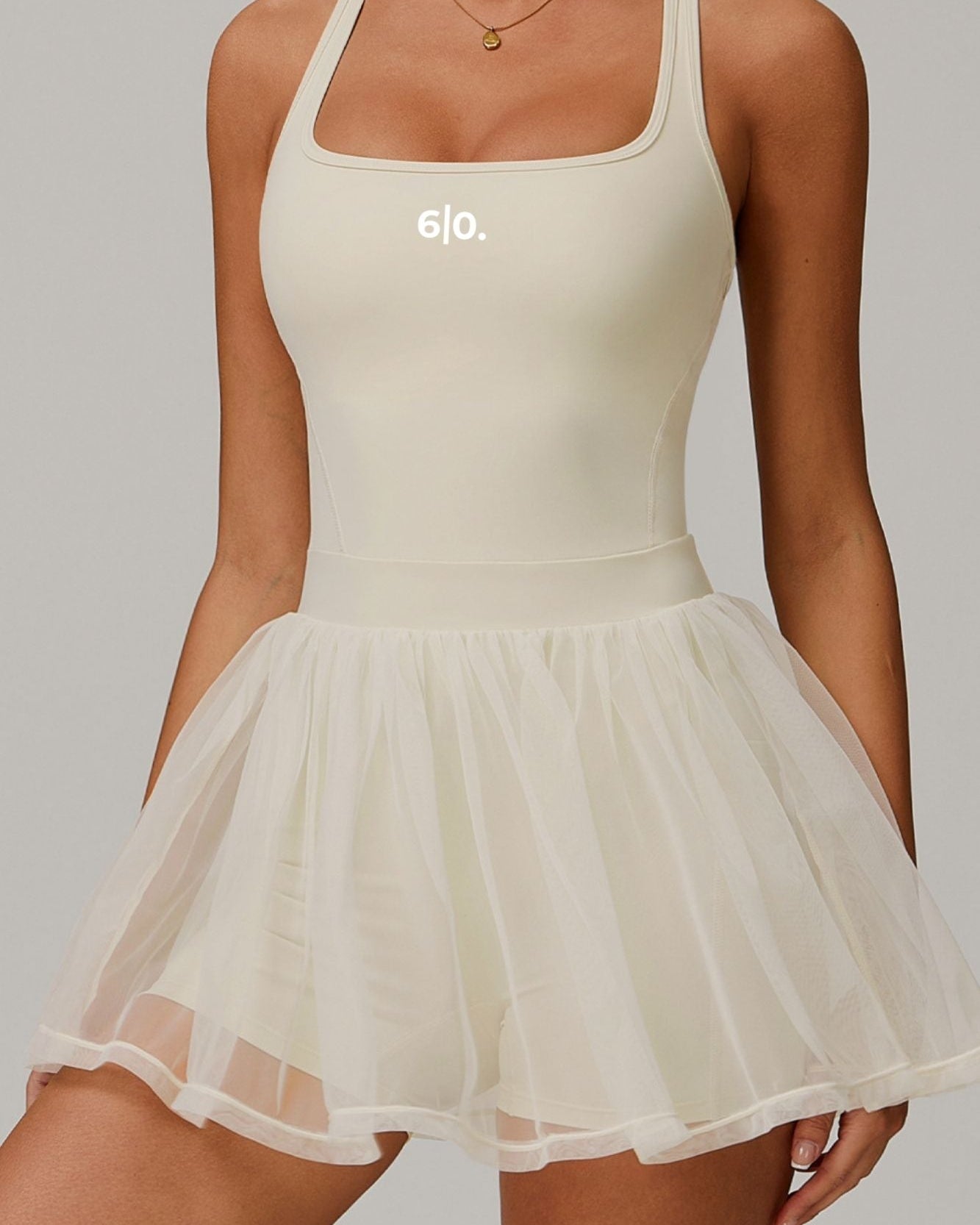 ZIA transparent skirt material padel dress My Store