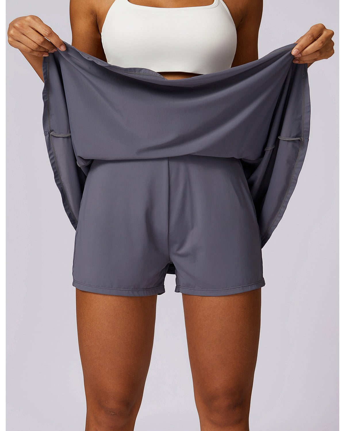 Blue long sleeves top & skirt set - Six Zero padel