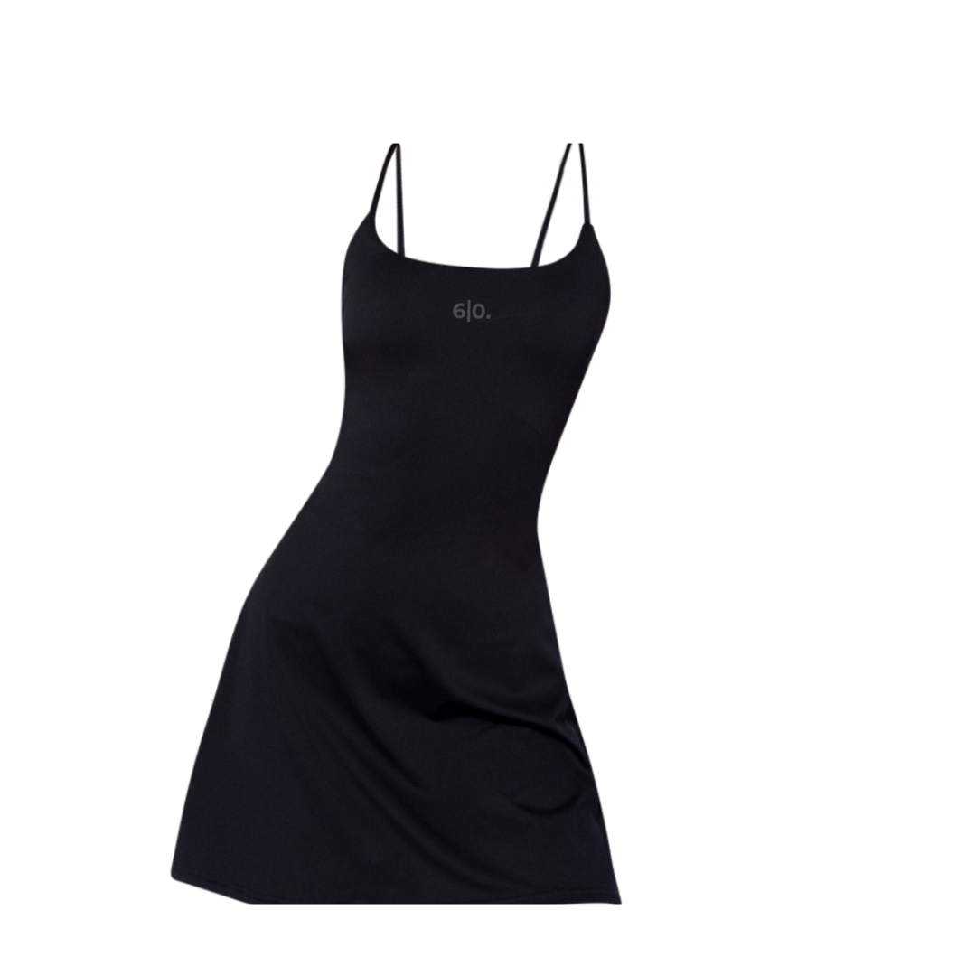 Brown Slimming effect padel dress - Six Zero padel