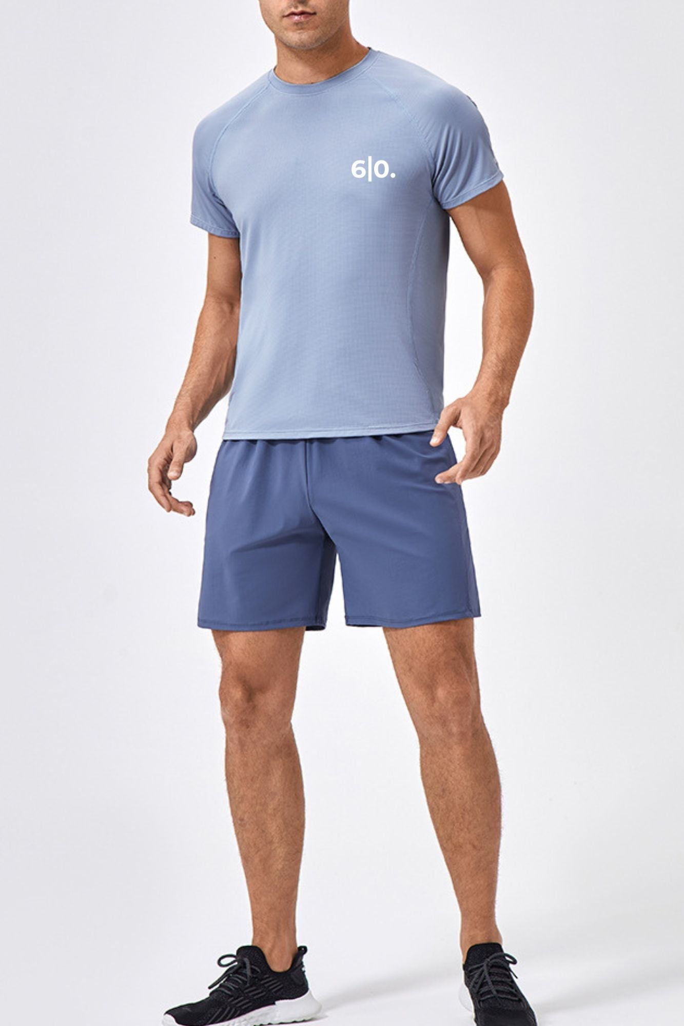 LOME ocean blue padel t-shirts for men - Six Zero padel