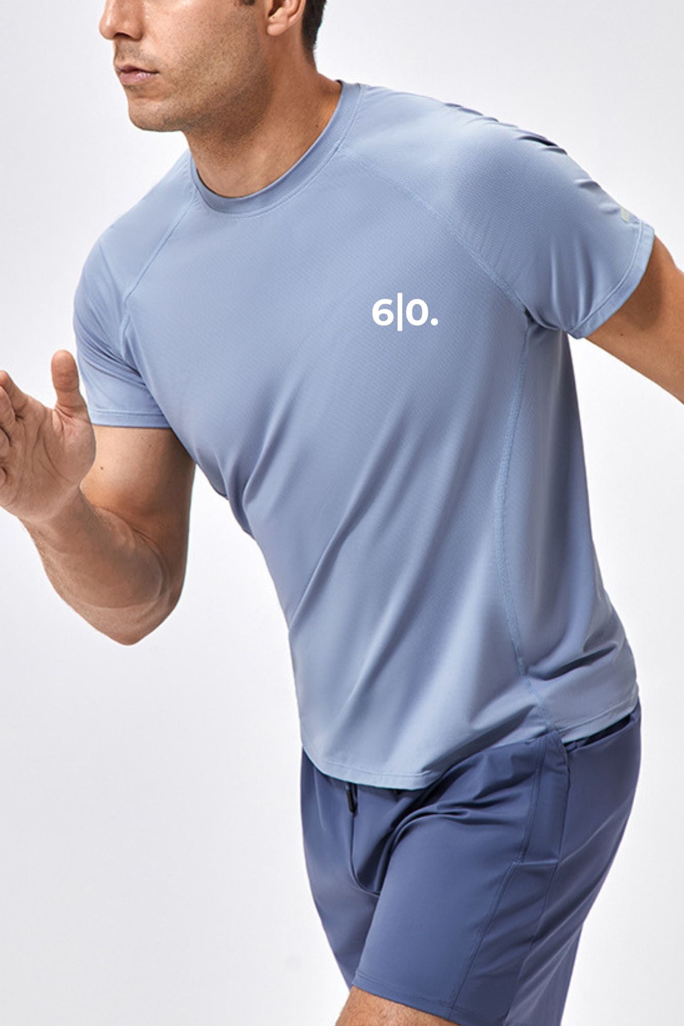LOME ocean blue padel t-shirts for men - Six Zero padel