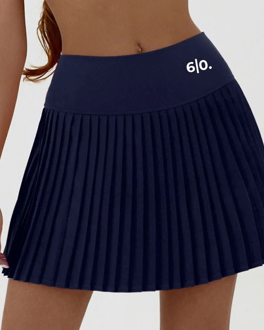 Purple Long style pleated skirt for padel tennis - Six Zero padel