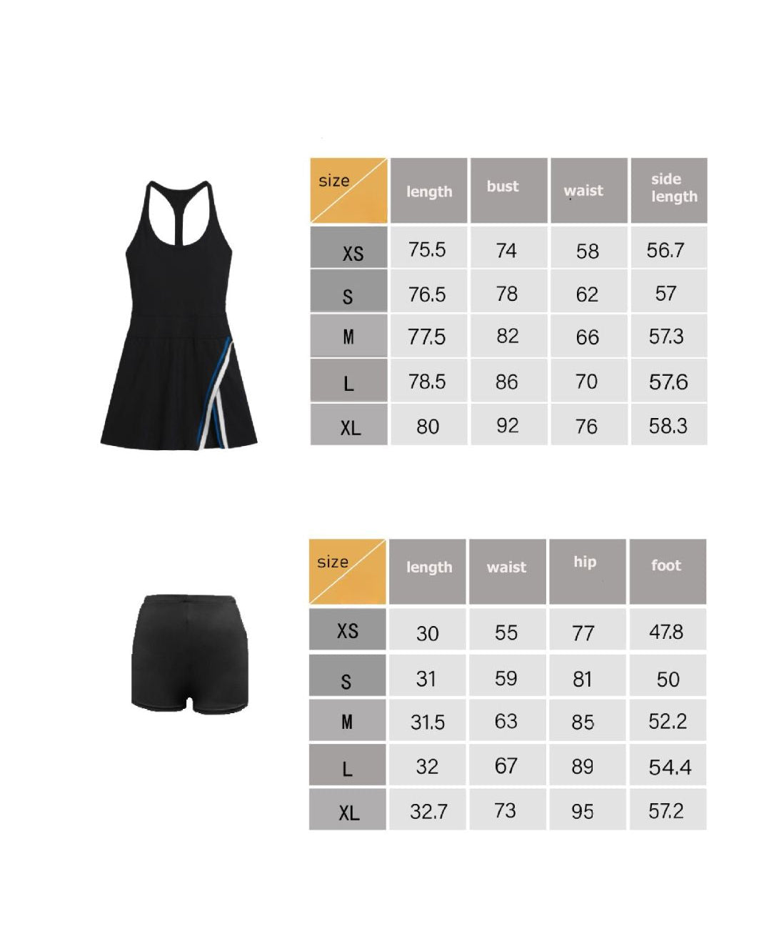SENA black pro style dress - Six Zero padel