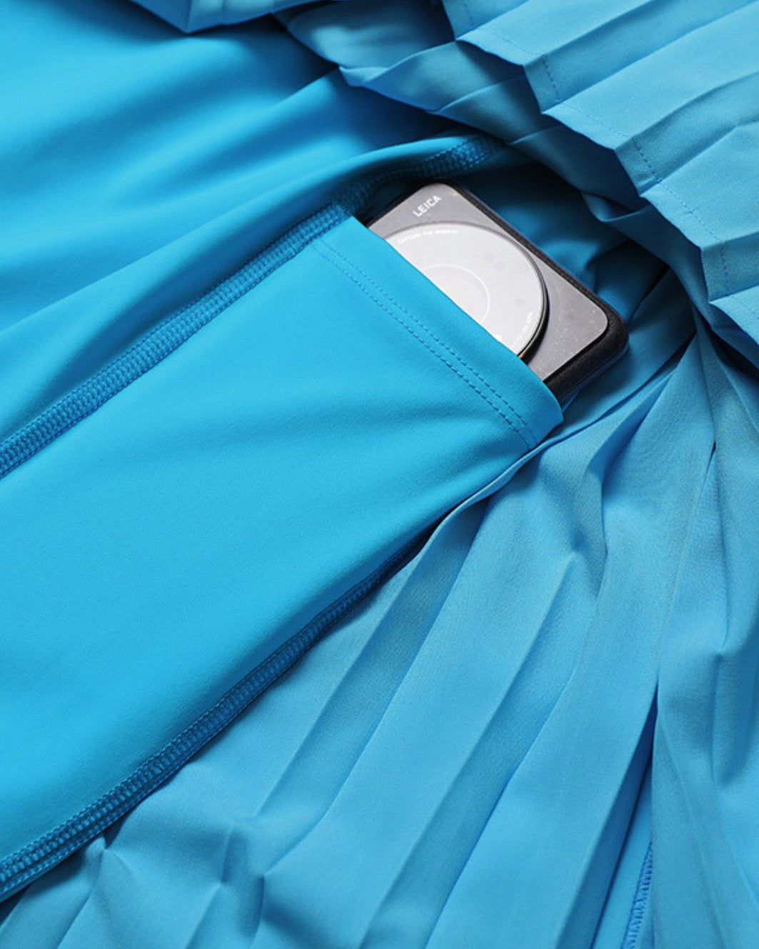 STELA purple pleated skirt dress - Six Zero padel