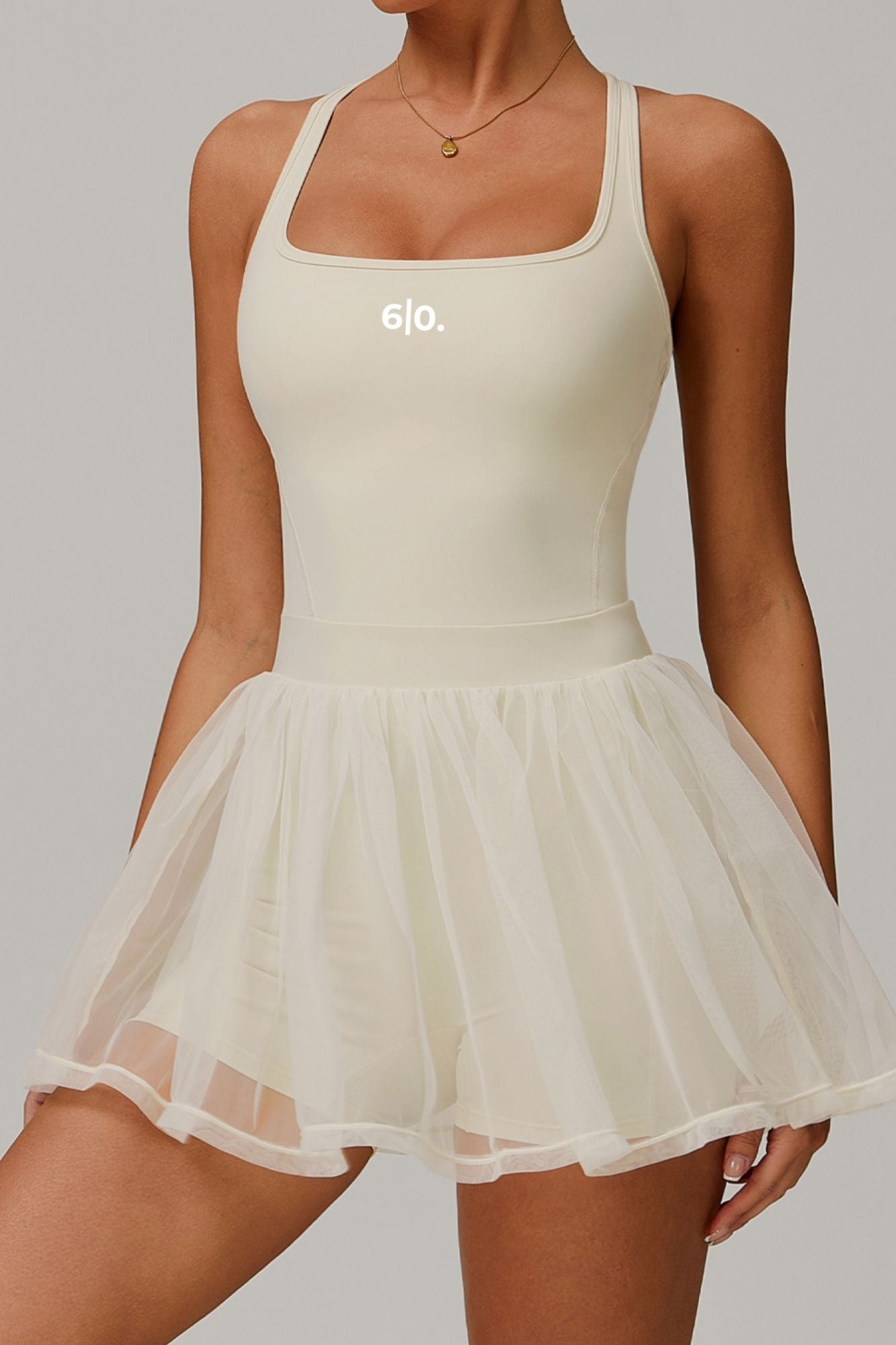 ZIA transparent skirt material padel dress My Store