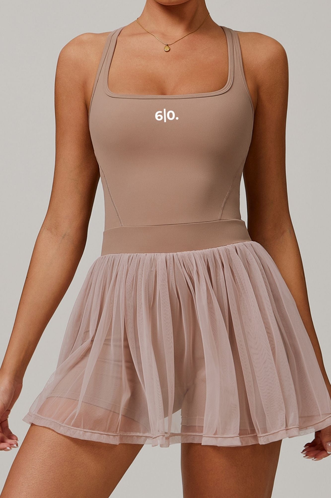 ZIA transparent skirt material padel dress My Store