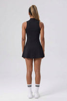 ALBA high neck padel dress Black