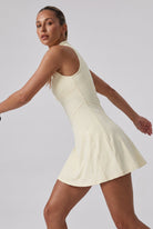 ALBA high neck padel dress Ivory