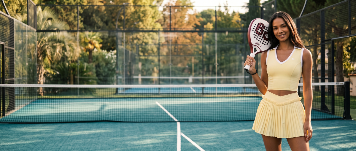 Six'o Autumn/Winter 26 — LUNA set with Six'o racket