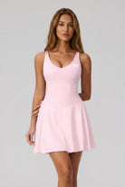 NAIA strap back padel dress Light pink