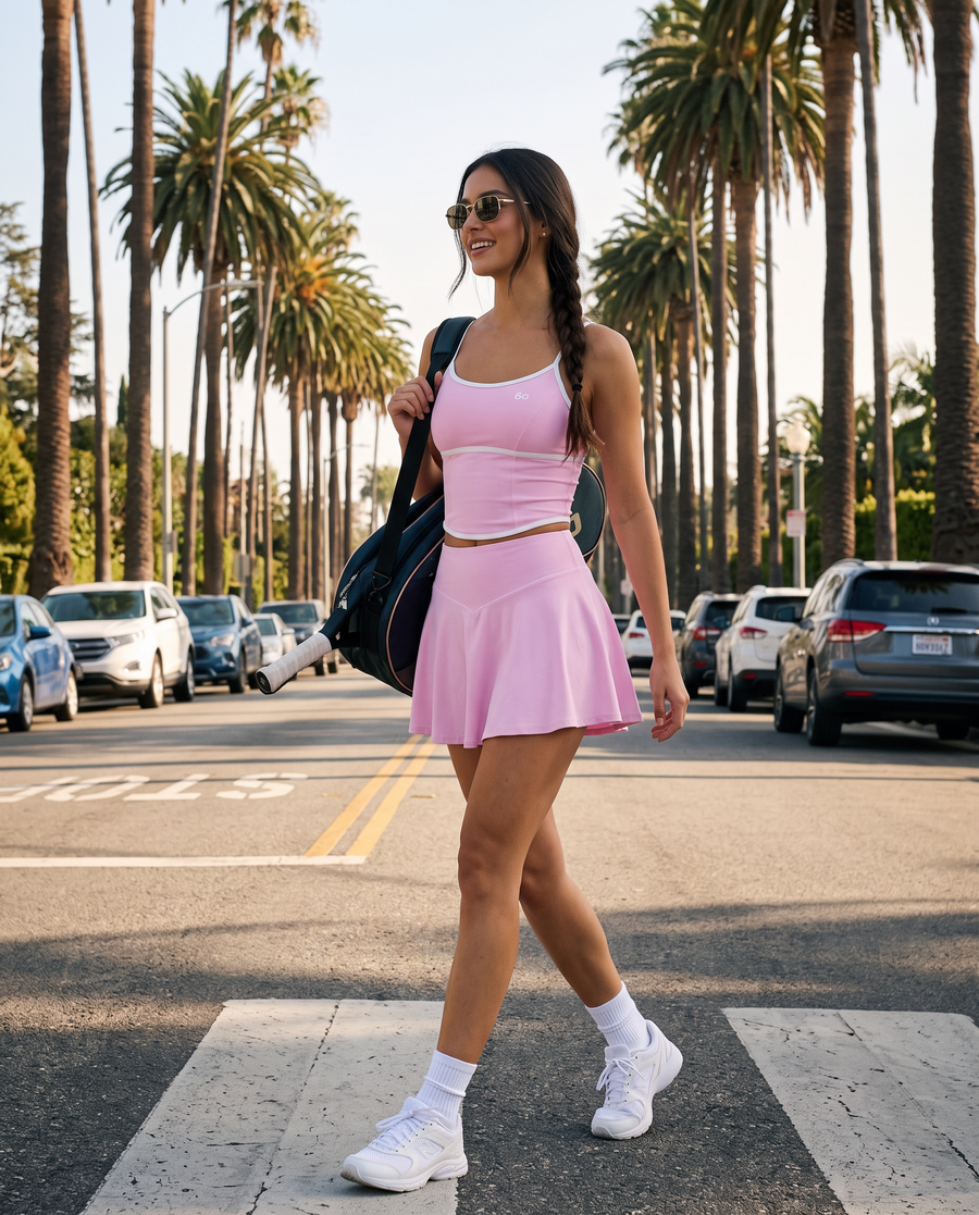 NINA cami top & flare skirt set – everyday look