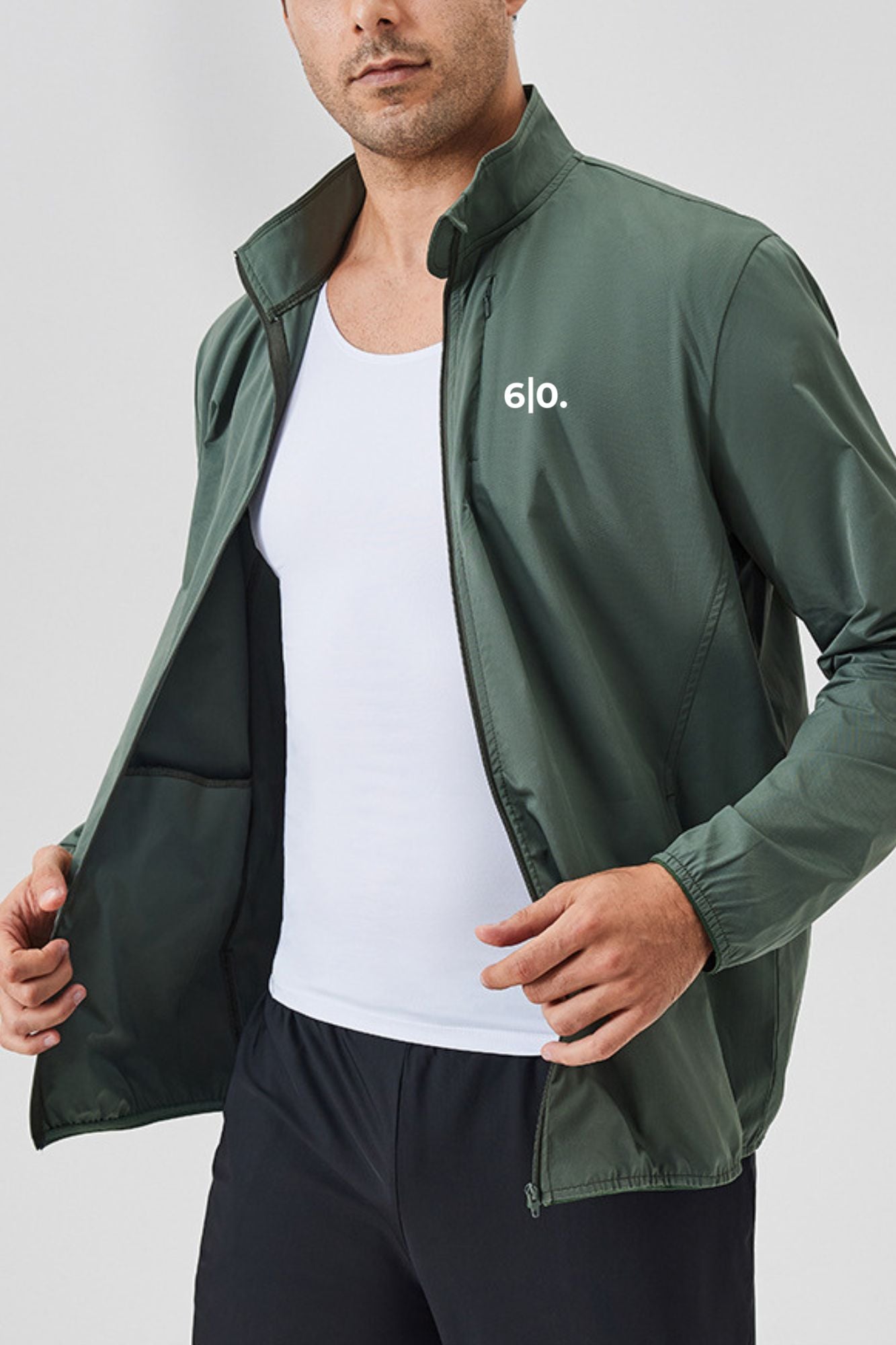 ARTUM grey jacket for men - Six Zero padel