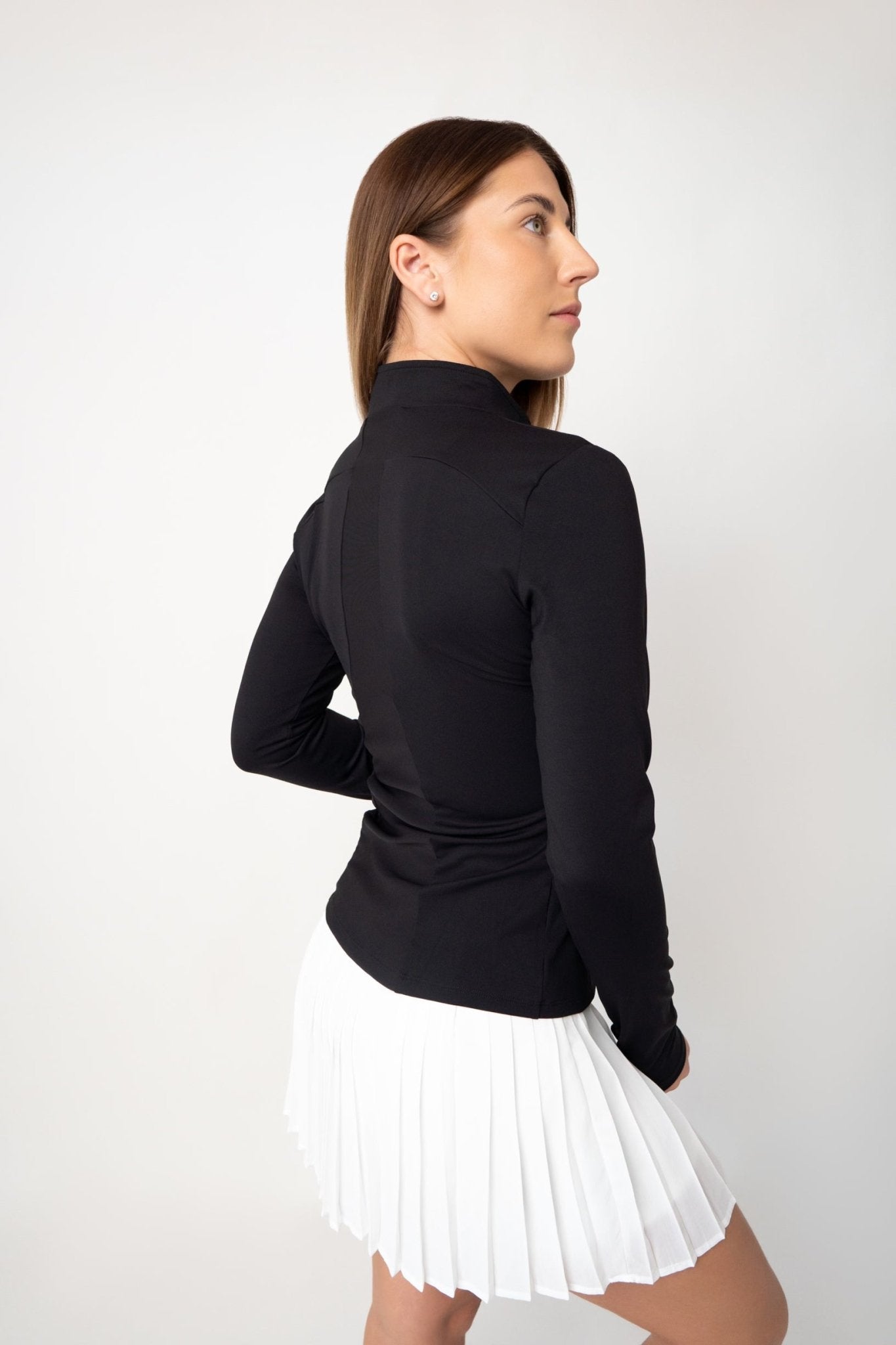 Beige soft material jacket - Six Zero padel