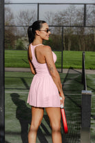 BERGE pear green padel top and skirt set - Six Zero padel