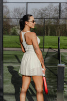 BERGE pear green padel top and skirt set - Six Zero padel