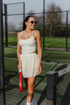 BERGE pear green padel top and skirt set - Six Zero padel