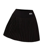Black Long style pleated skirt - Six Zero padel