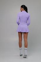 Black soft material Jacket & Skirt set - Six Zero padel