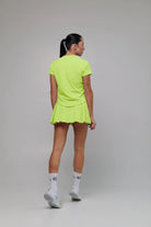 Black stretchy material shirt and skirt set (without bra) - Six Zero padel