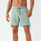 Blue light material padel shorts for men - Six Zero padel