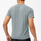 Blue light material short sleeve t-shirts for men - Six Zero padel