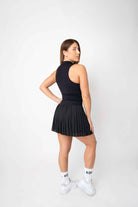 Blue polo t-shirt & skirt set - Six Zero padel