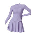 Brown long sleeves top & skirt set - Six'o Apparel