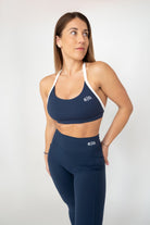 Brown soft material leggings & bra set - Six Zero padel