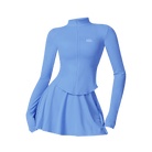 Dark grey long sleeves top & skirt set - Six Zero padel