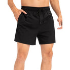 Green easy care material padel shorts for men - Six Zero padel