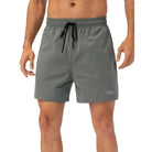 Green easy care material padel shorts for men - Six Zero padel