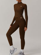 KIRA black jacket and tights set - Six Zero padel