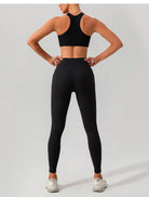 LINEA white tights and high neck top set - Six Zero padel
