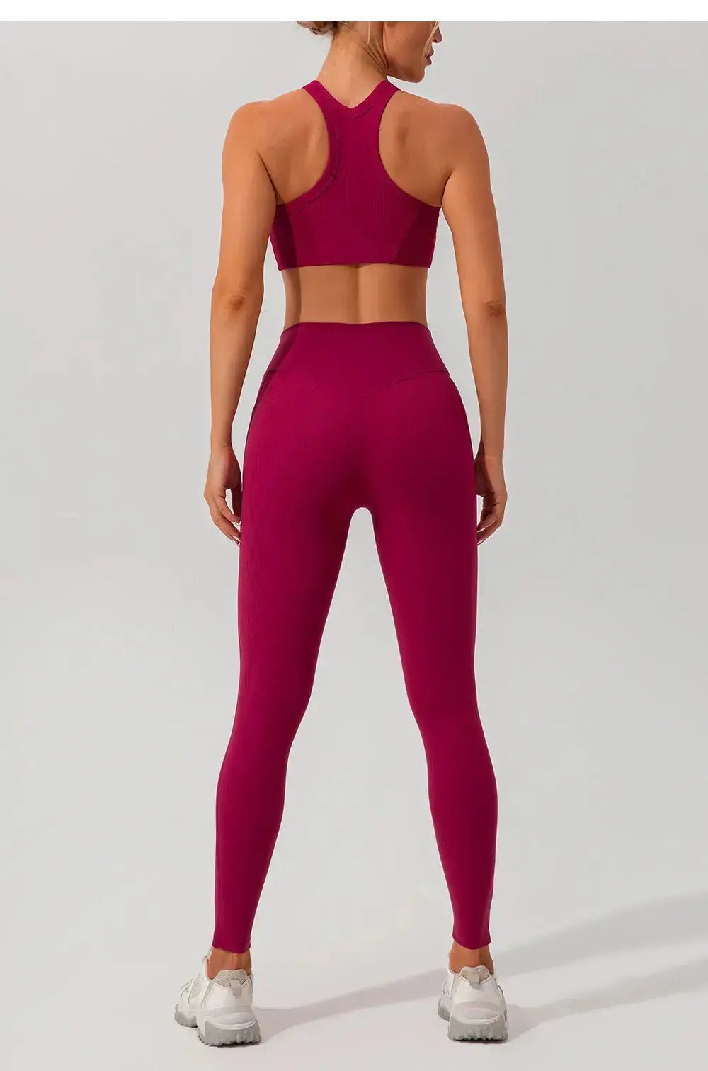 LINEA white tights and high neck top set - Six Zero padel