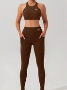 LINEA white tights and high neck top set - Six Zero padel
