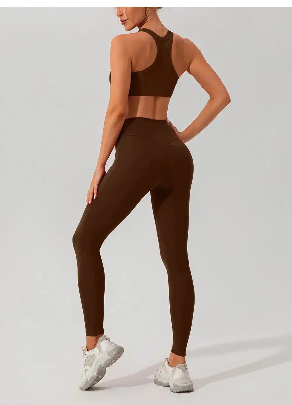 LINEA white tights and high neck top set - Six Zero padel