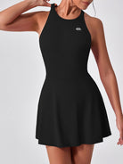 LIZA pink cross strap dress - Six Zero padel