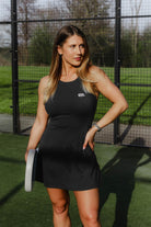 LIZA pink cross strap dress - Six Zero padel