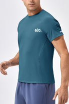 LOME ocean blue padel t-shirts for men - Six Zero padel