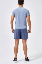LOME ocean blue padel t-shirts for men - Six Zero padel