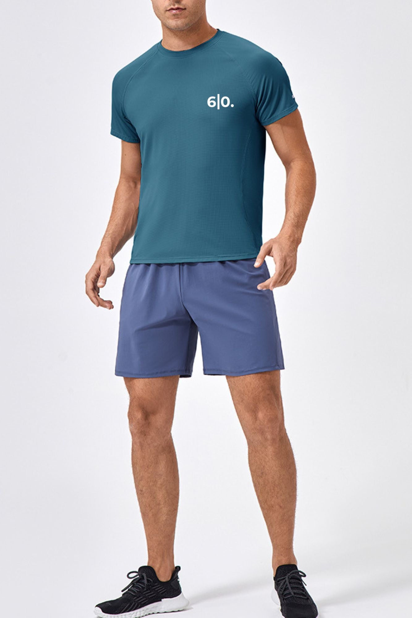 LOME ocean blue padel t-shirts for men - Six Zero padel