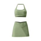 Modern design white skirt and bra set - Six Zero padel