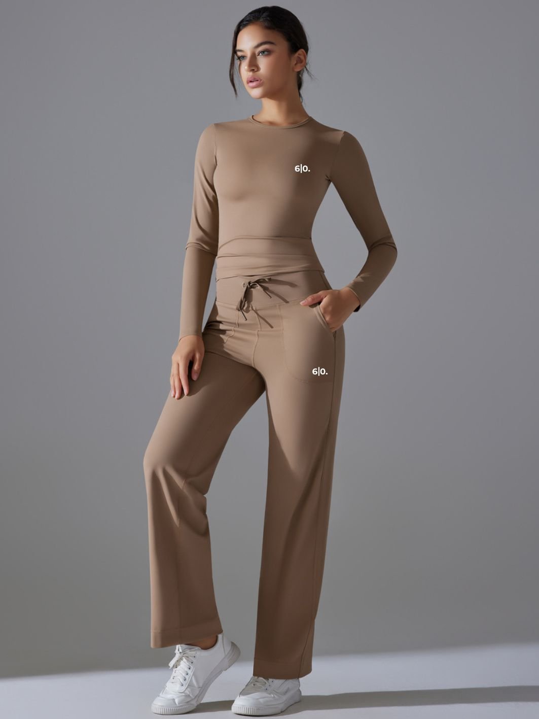 MOYA brown shirt and pants set - Six Zero padel