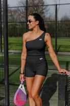 NOLA cream white shirt and shorts set - Six Zero padel