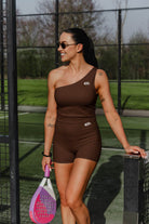 NOLA cream white shirt and shorts set - Six Zero padel