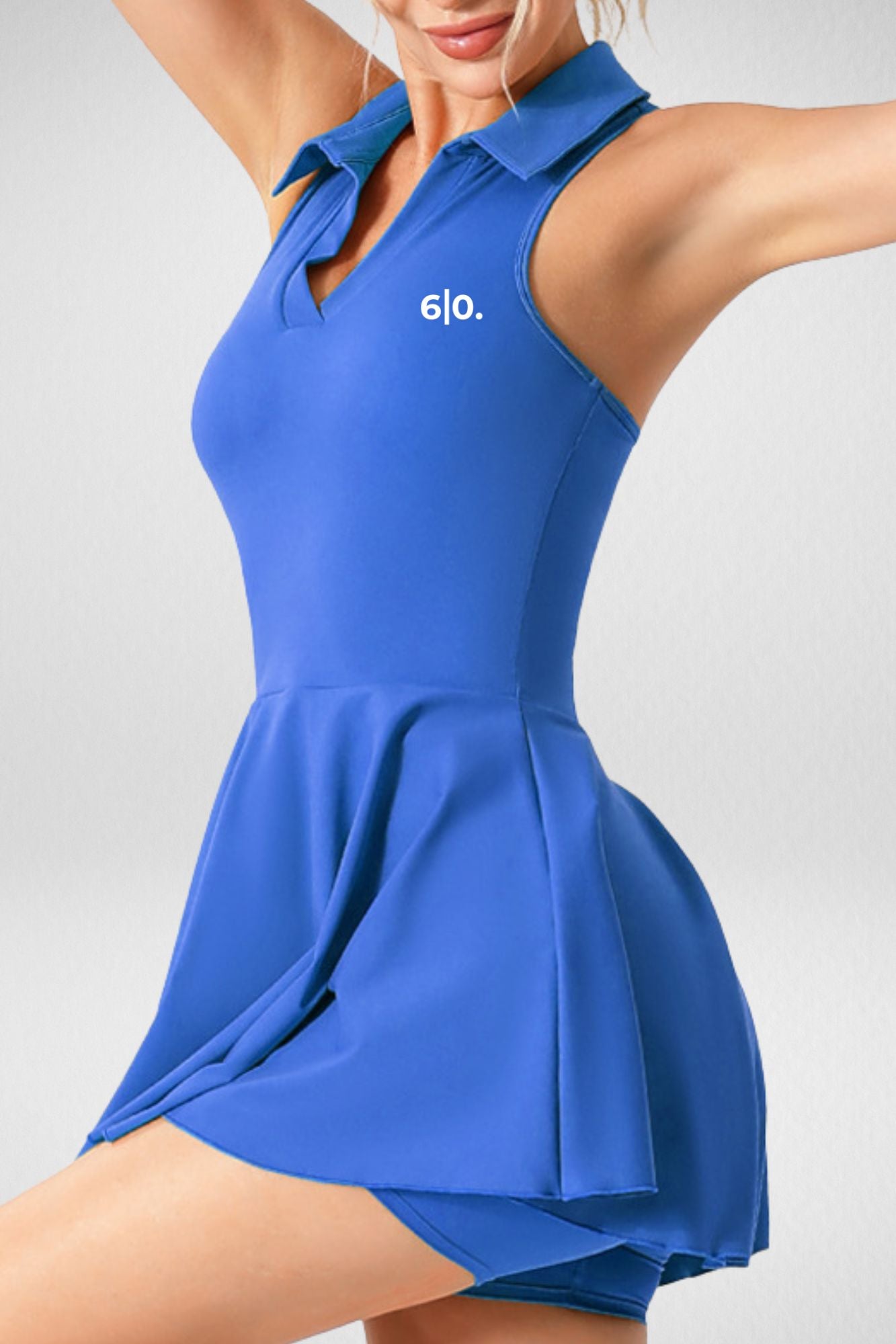 PLESO white padel dress - Six Zero padel