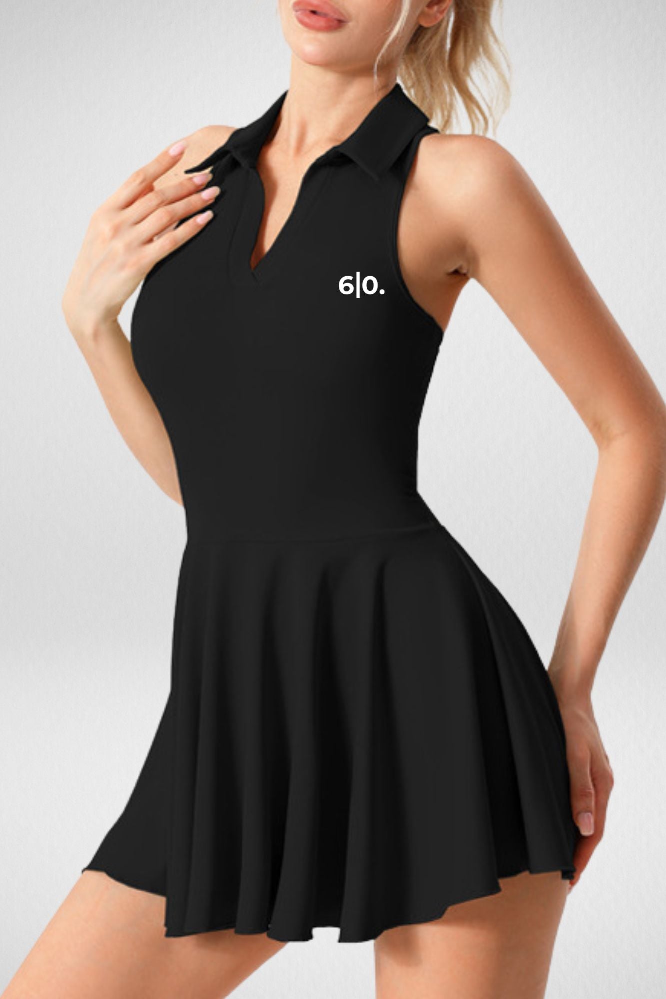 PLESO white padel dress - Six Zero padel