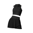 Purple polo t-shirt & skirt set - Six Zero padel