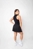 Purple polo t-shirt & skirt set - Six Zero padel